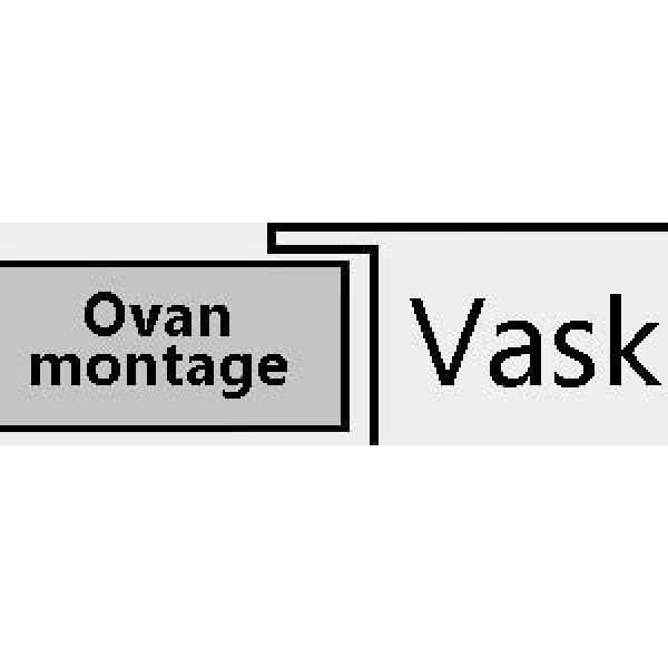 Välj:  -  Vaskhål för Ovanmonterade vaskar  -  Ange antal stycken hål: 