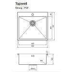 Tapwell Diskho 5540 Mattsvart Tapwell