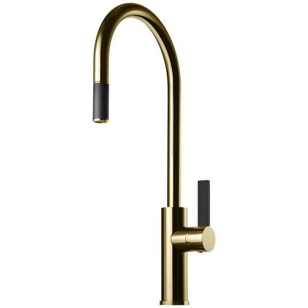 Tapwell Köksblandare ARM185 Honey Gold/Svart 