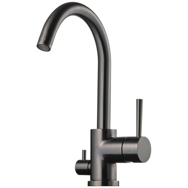 Tapwell Köksblandare EVO184 Brushed Black Chrome Tapwell