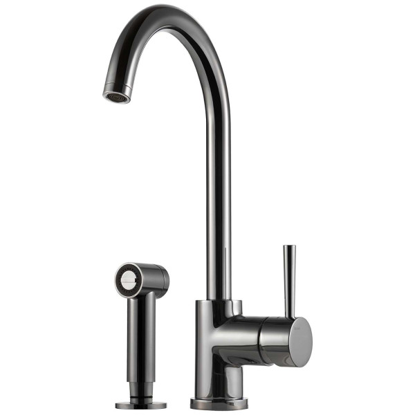 Tapwell Köksblandare EVO200 Black Chrome Tapwell